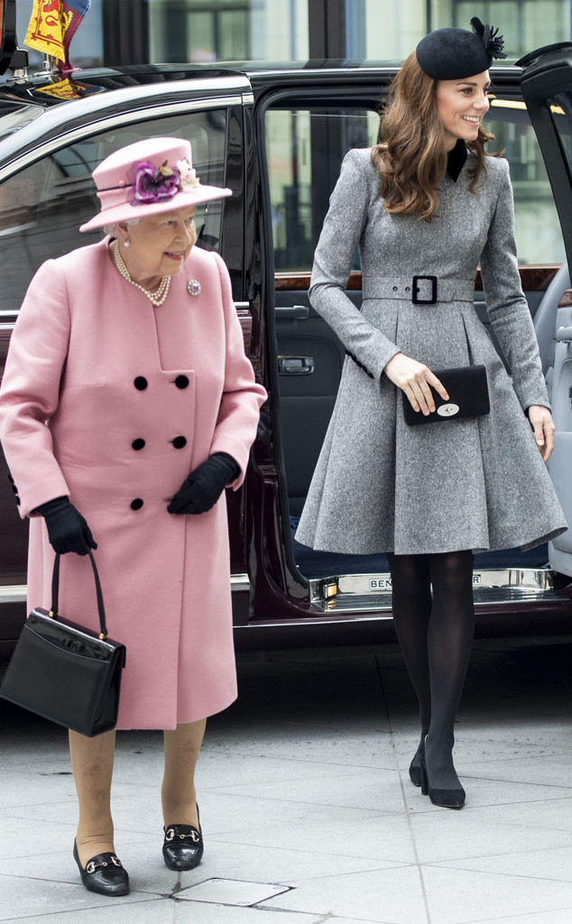 Queen Elizabeth, Kate Middleton Queen Elizabeth, Kate Middleton